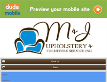 Tablet Screenshot of mjfurniturerepairservice.com